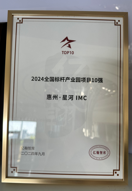 2024年全国标杆优秀产业园项目10强