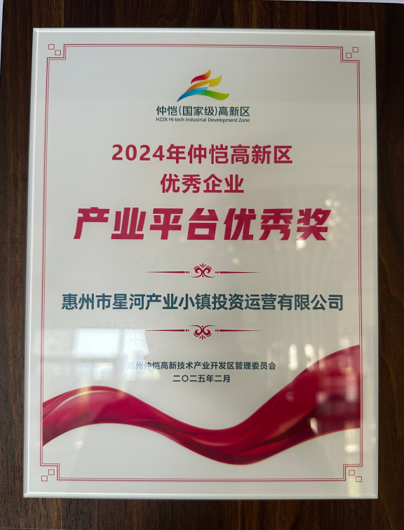 2024年仲恺优秀平台项目奖